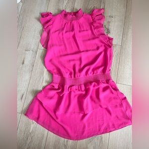 1 State, hot pink dress